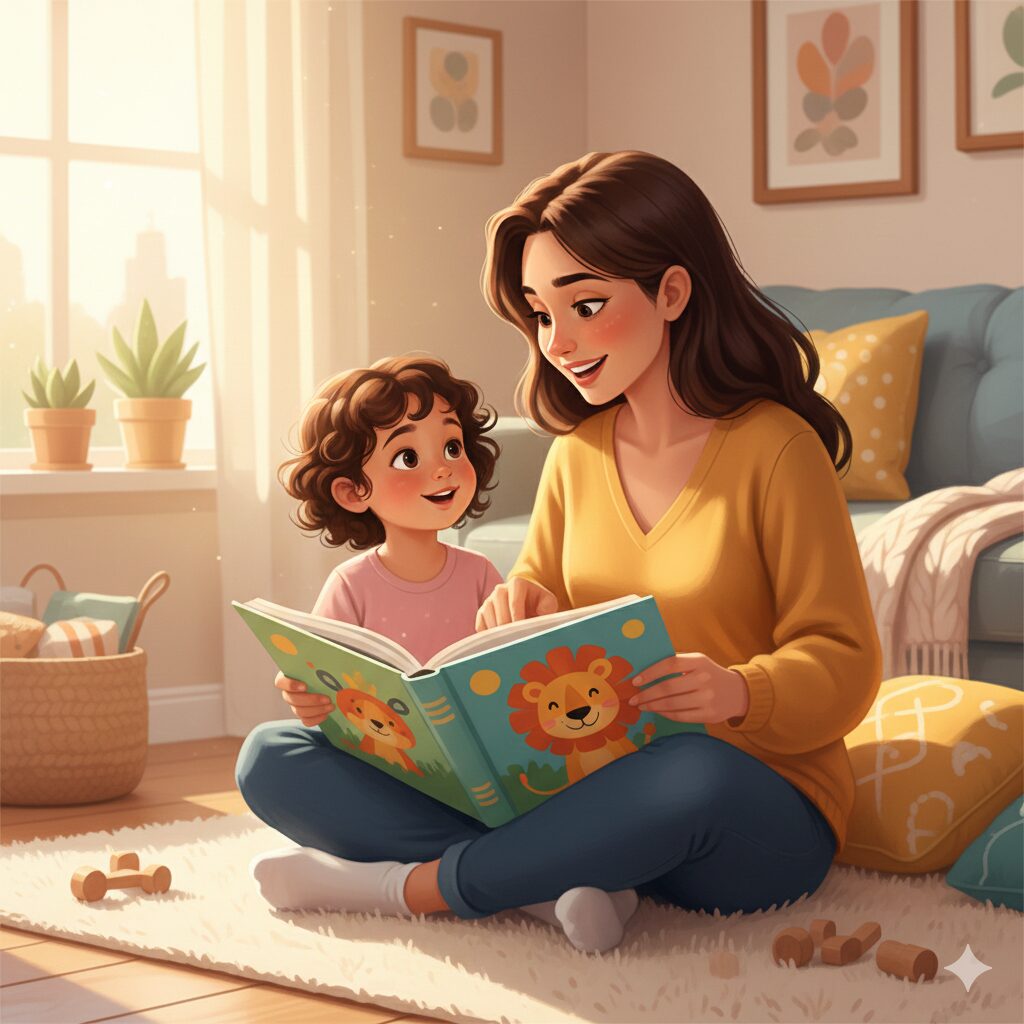 아이가 말이 늦을때