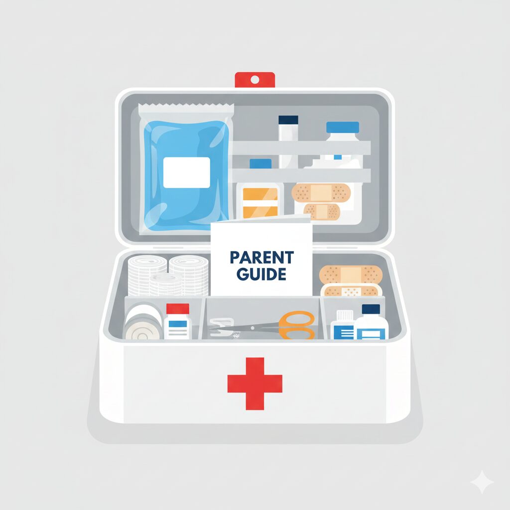 이미지 4 - 응급 상황 대처 시 사용할 수 있는 응급 키트 그림