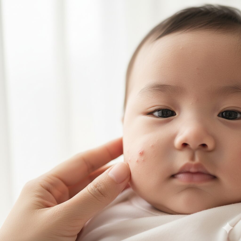 태열이 올라온 아이