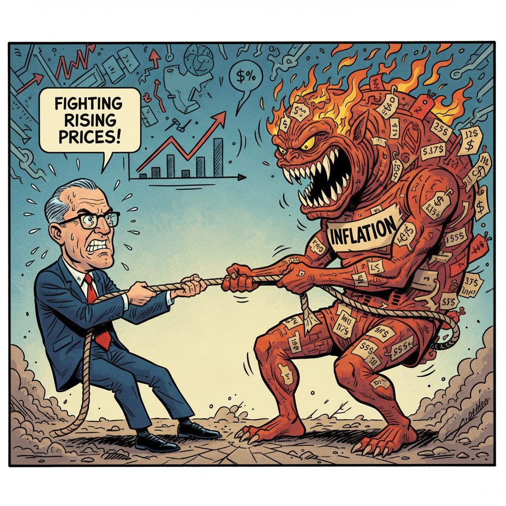 연준의장과 인플레이션의 싸움